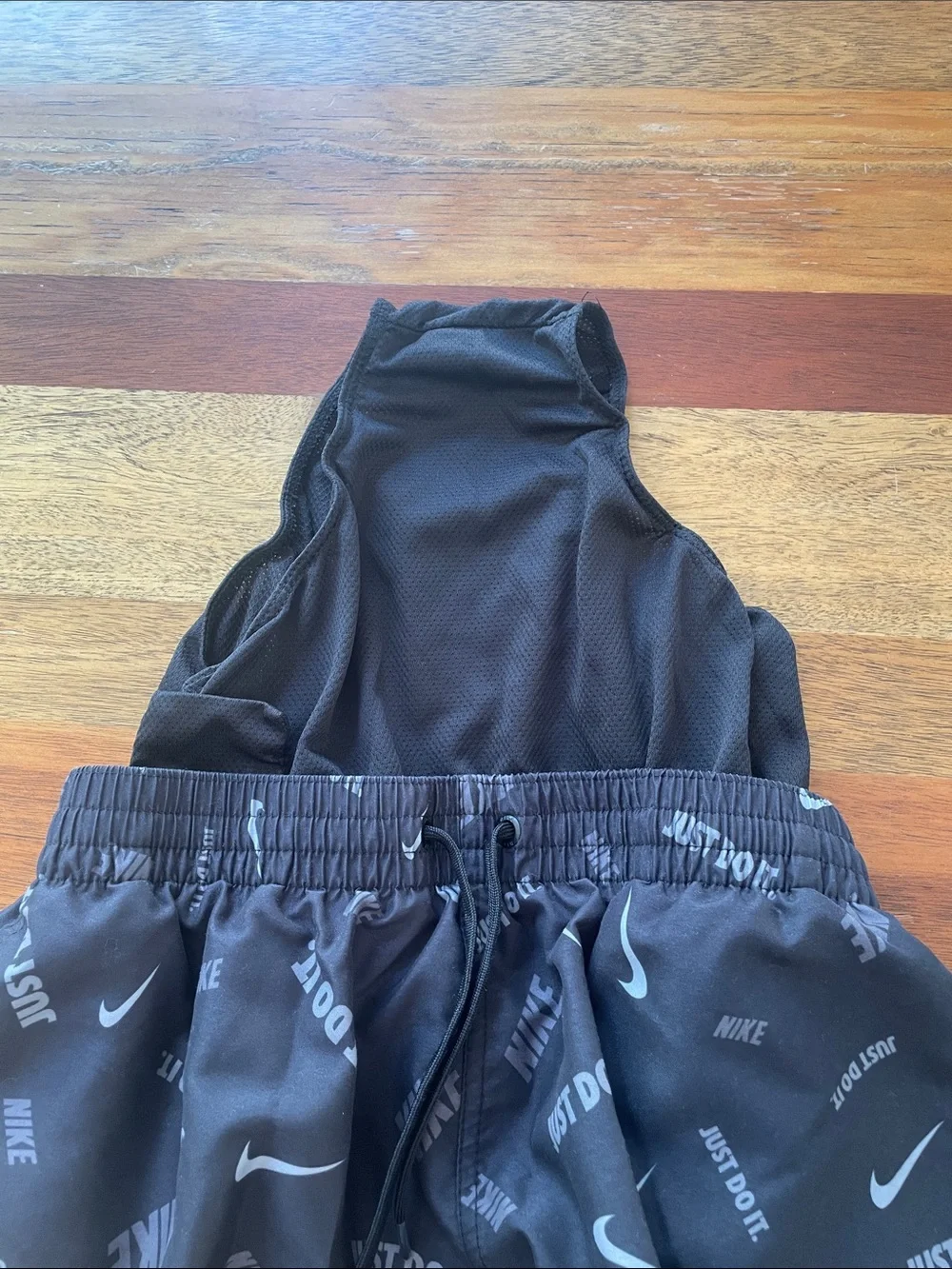 Nike black swim